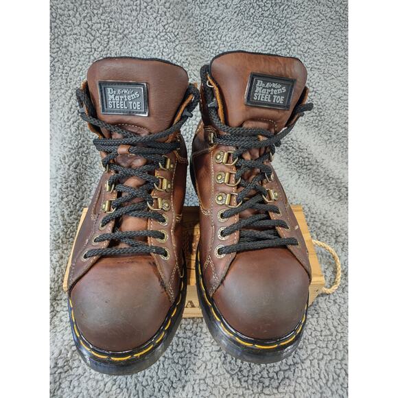 Dr Martens 8845 Teak Safety Boot Made in England Size men 8 women 10 - Picture 3 of 10